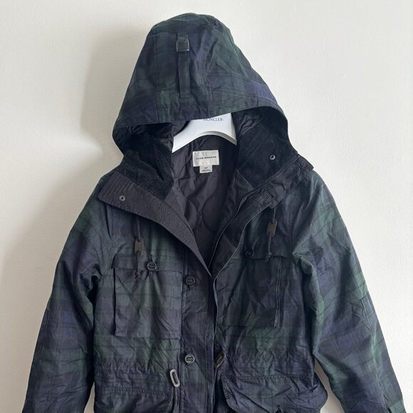 $550 Club Monaco Waxed British Millerain Cotton Military Snorkel Jacket - Small - Picture 6 of 16